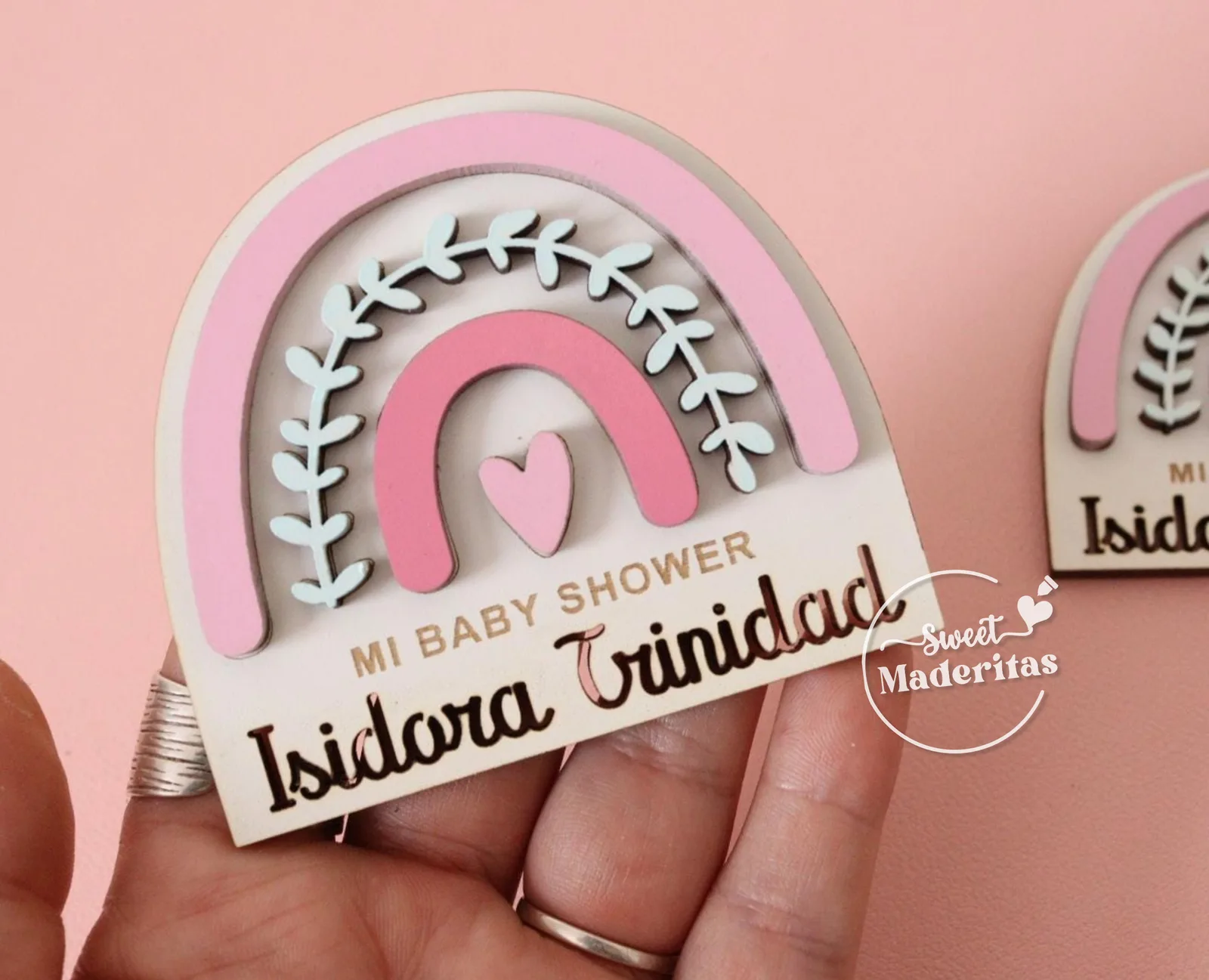 Souvenir Arcoiris Boho Rosado