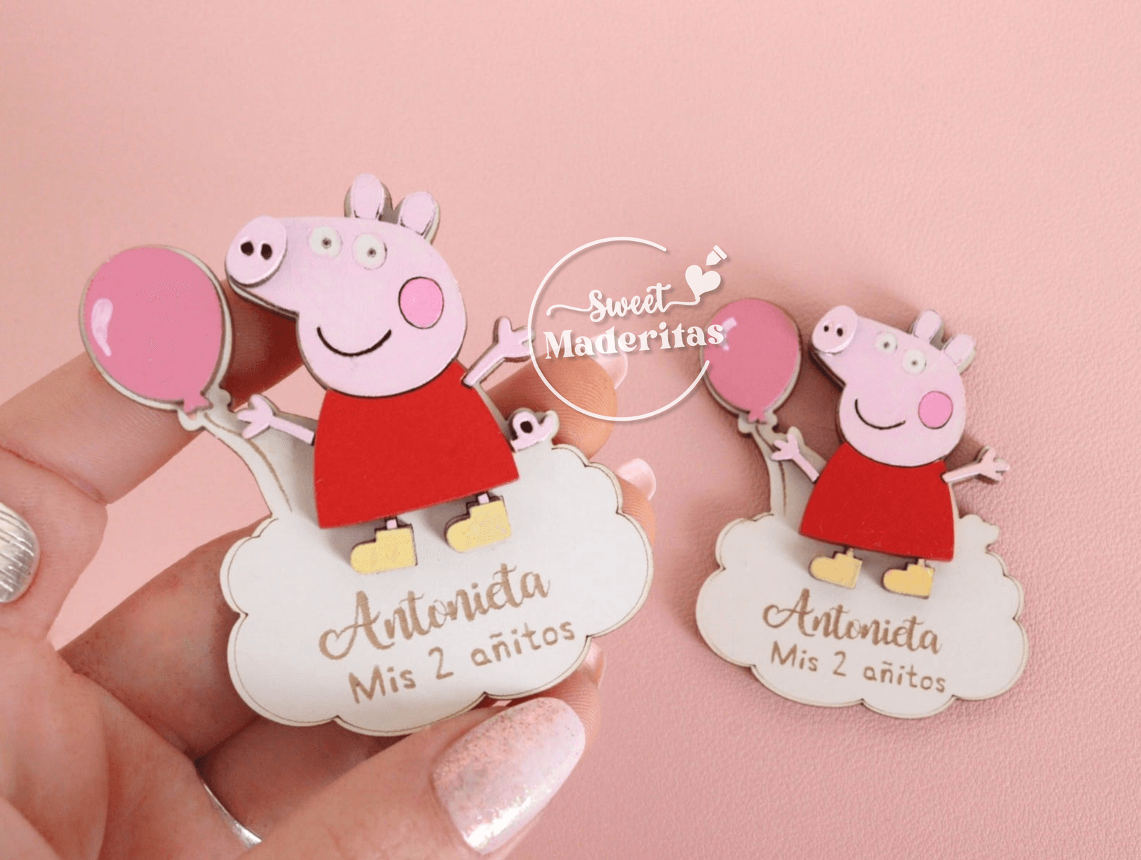 Souvenir Peppa Pig Cumpleaños