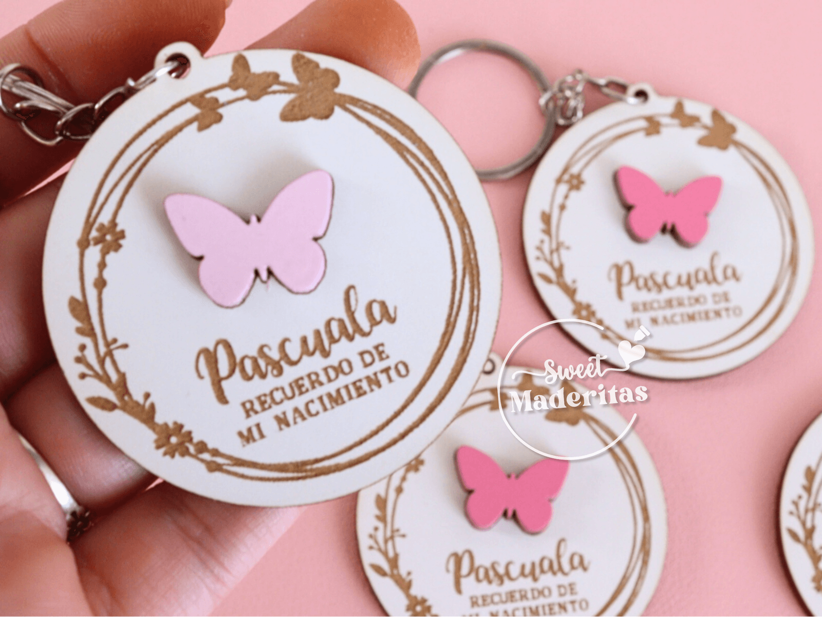 Souvenir Babyshower bautizo mariposa