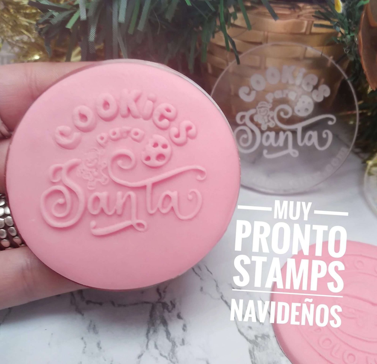 Stamp Acrilico Cookies para Santa