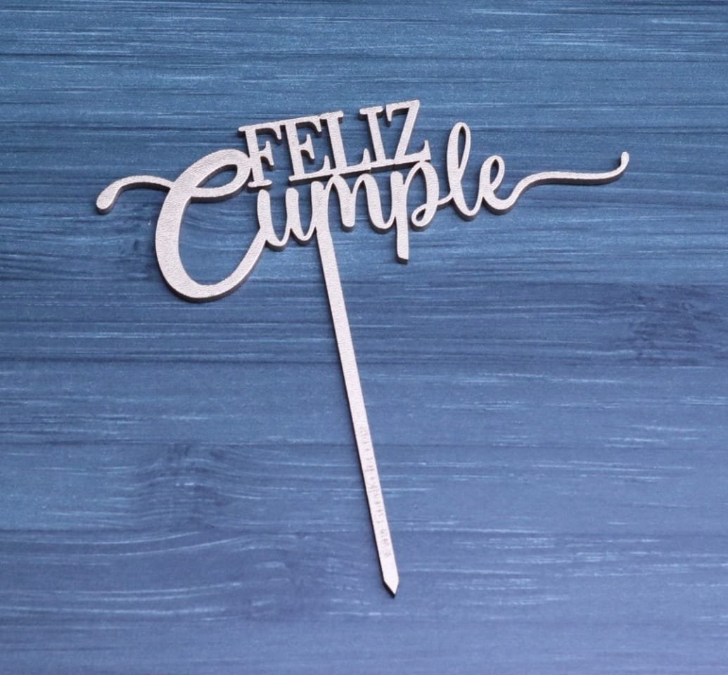 Cake Topper Feliz Cumple