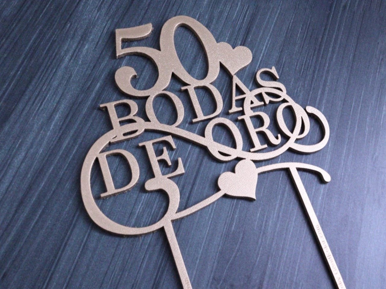 Cake Topper Bodas de Oro - imagen 2
