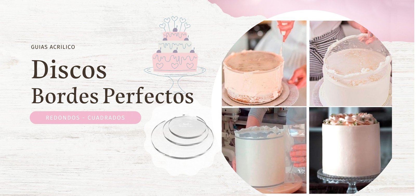 Discos Guias bordes perfectos Acrílico