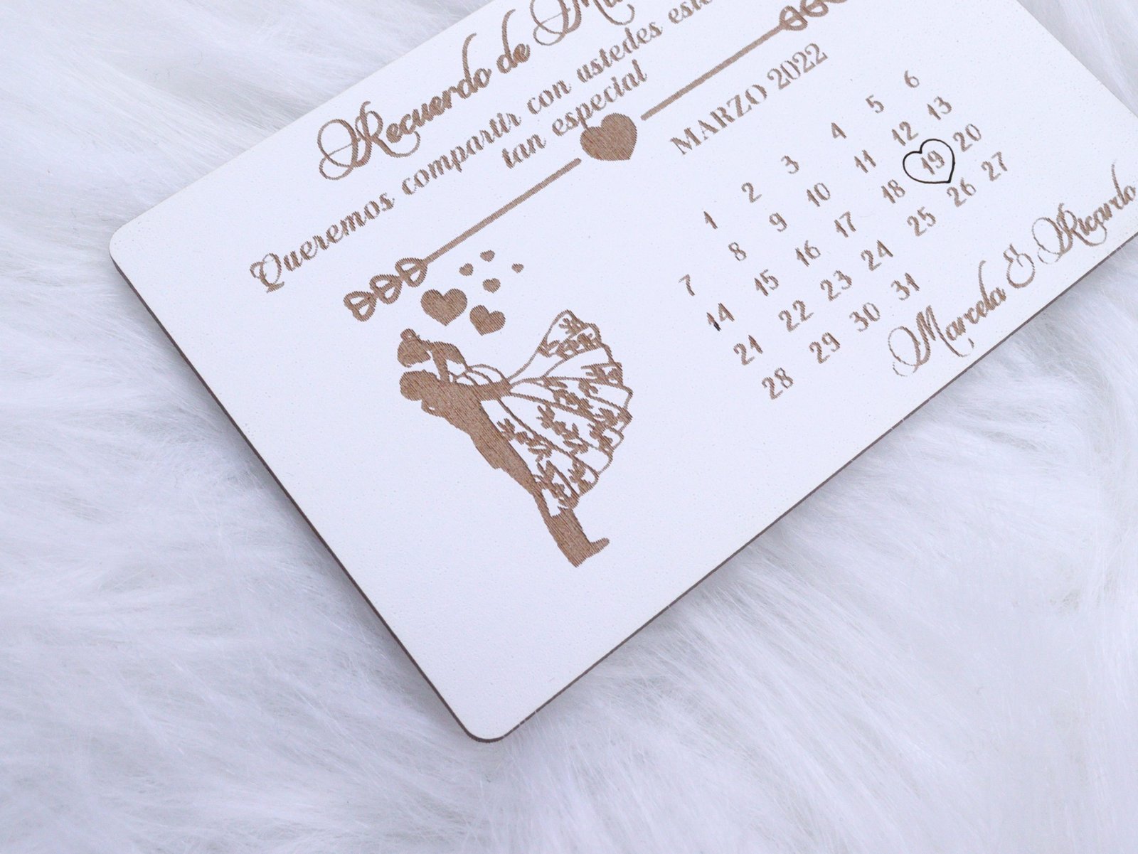 Invitacion Recuerdo Matrimonio - imagen 4