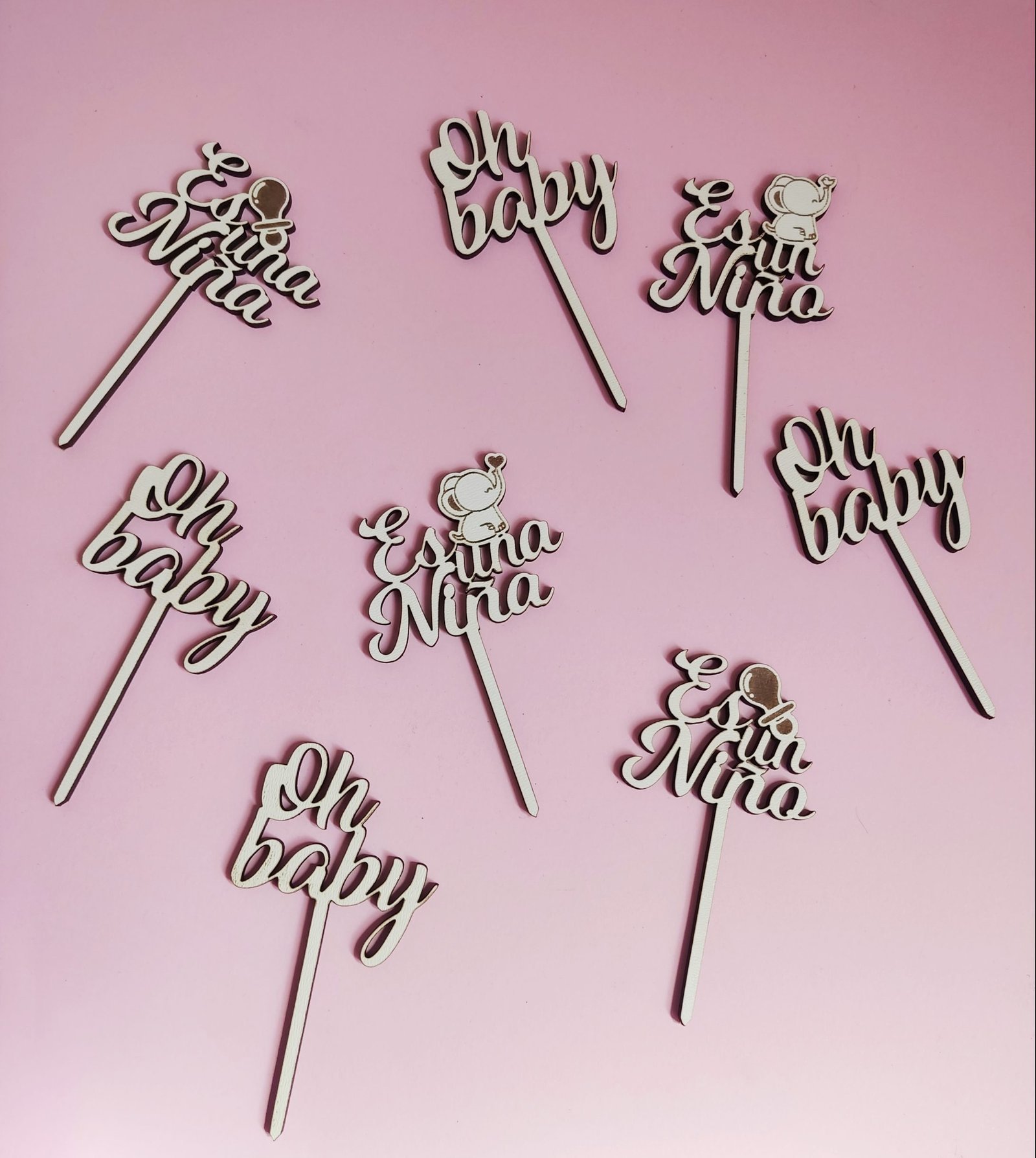 Mini Cake toppers Baby shower - imagen 2