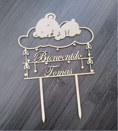 Topper  Baby Shower Bienvenido