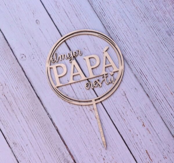 Topper El mejor Papá eres tú - Imagen 2