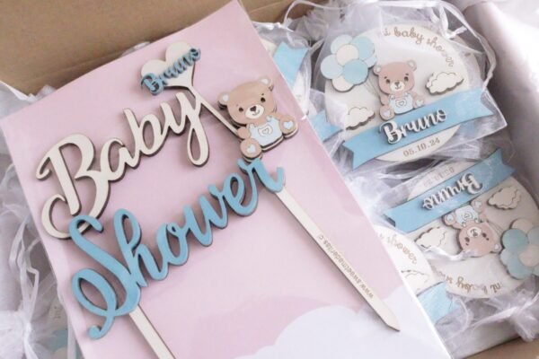 Topper Baby Shower + animalito - Imagen 2