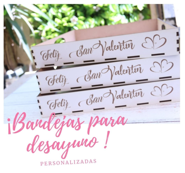 Bandejas San Valentín 25x20