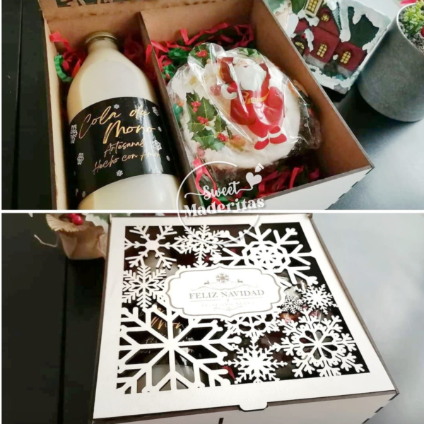 Set 4 Cajas Alta Navidad Diseño