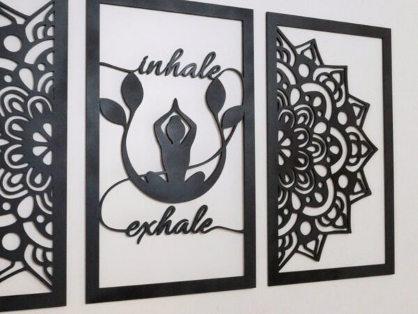 Cuadros Inhale & Exhale Mandalas - Imagen 2