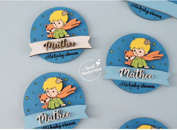 Souvenir Principito nombre en relieve - Imagen 3