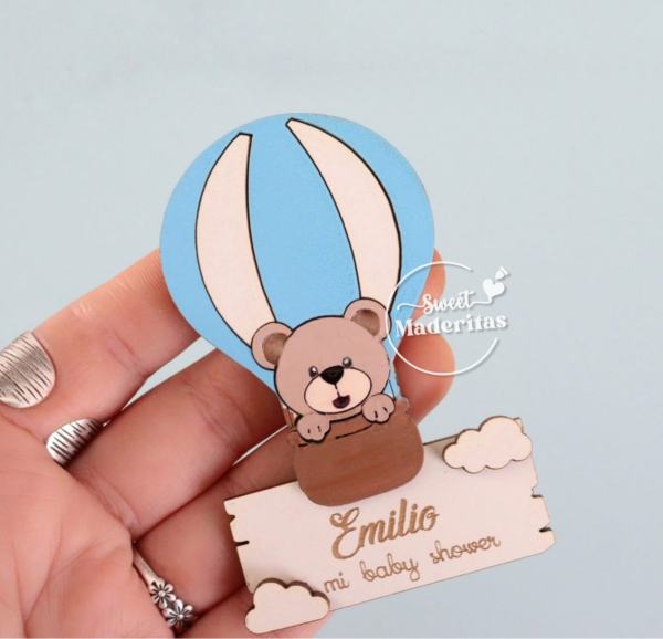 Souvenirs Baby shower Osito Globo