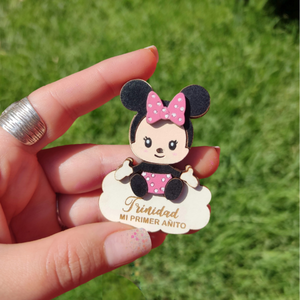 Souvenir Baby Shower Cumpleaños Minnie - Imagen 3