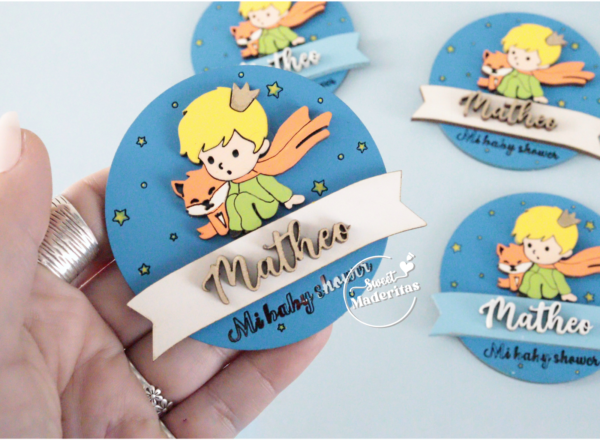 Souvenir Principito nombre en relieve - Imagen 2