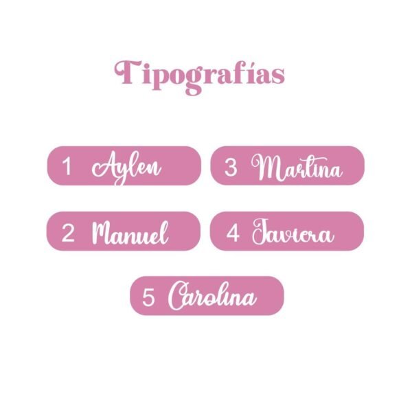 Nombre Madera Decorativo - Imagen 3