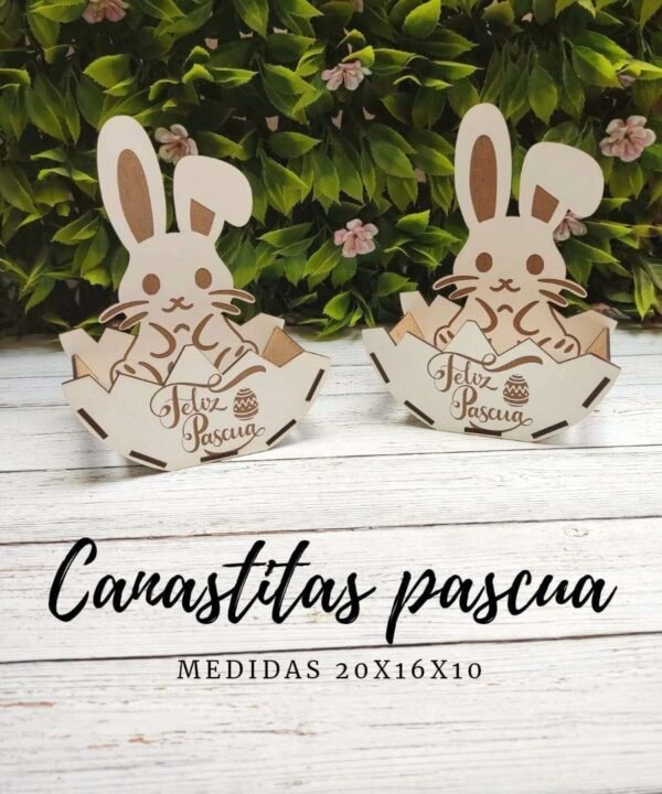 Canastita de Conejito Pascua