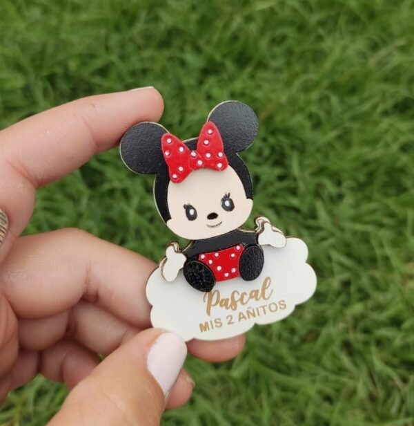 Souvenir Baby Shower Cumpleaños Minnie - Imagen 2