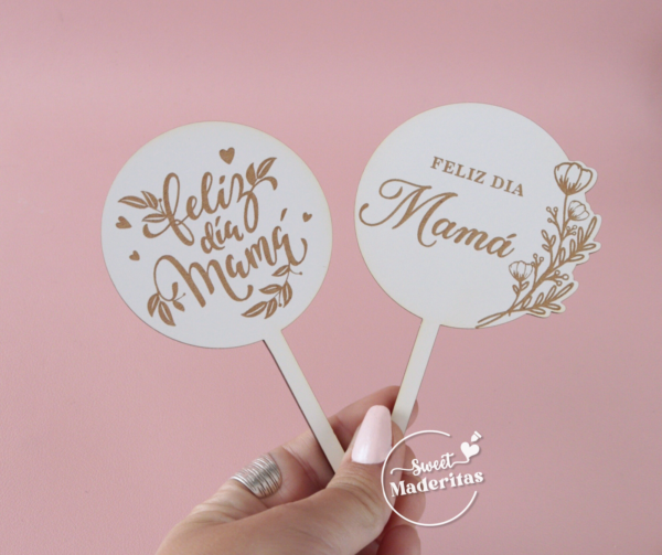 Mini toppers mamá
