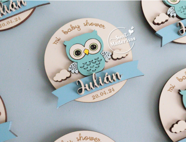 Souvenir Búho Baby shower - Imagen 2
