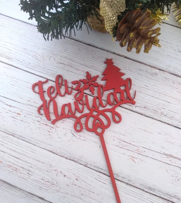 Topper MDF Navidad #1