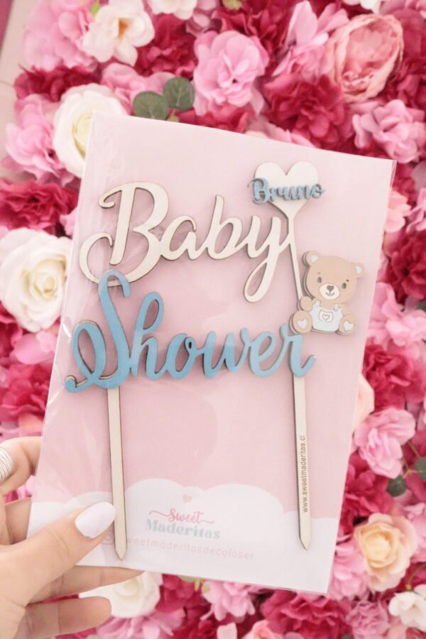 Topper Baby Shower + animalito