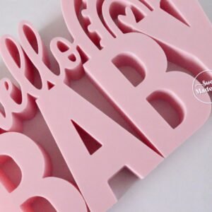 Deco Decorativa Hello Baby Arcoíris