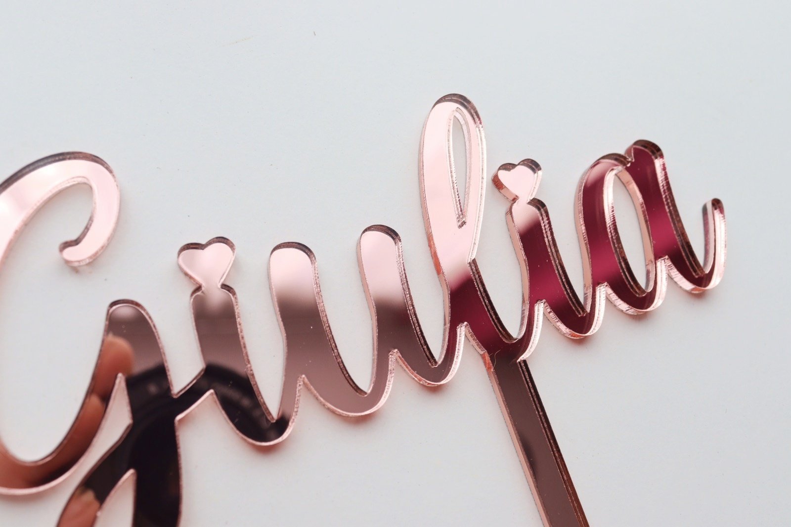 Topper Acrílico Personalizado Diseño simple - Imagen 2