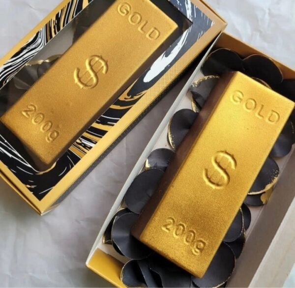 Molde Chocolate Barra de Oro 3 Partes - Imagen 2