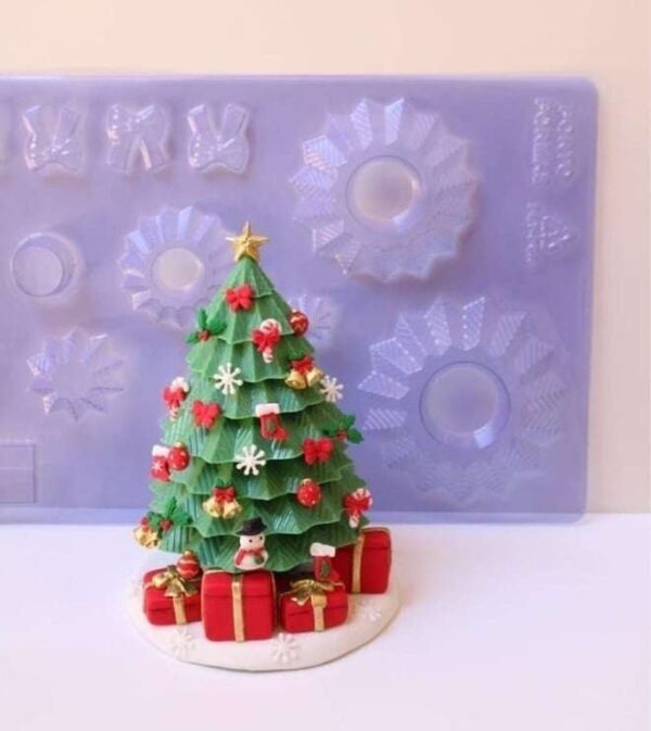 Molde Arbol Navidad Armable