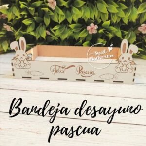 Bandejas MDF desayuno Pascua