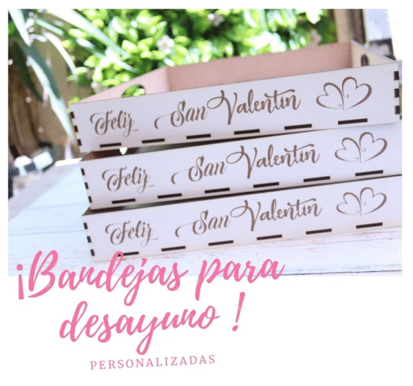 Bandejas San Valentín 25x20