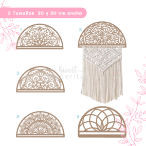 Base para Macramé Mandalas