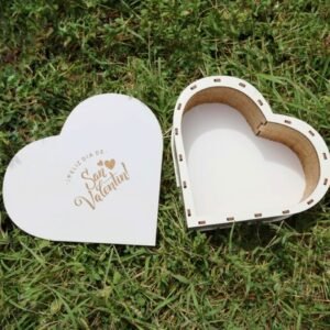 Caja Corazon MDF 6 unid