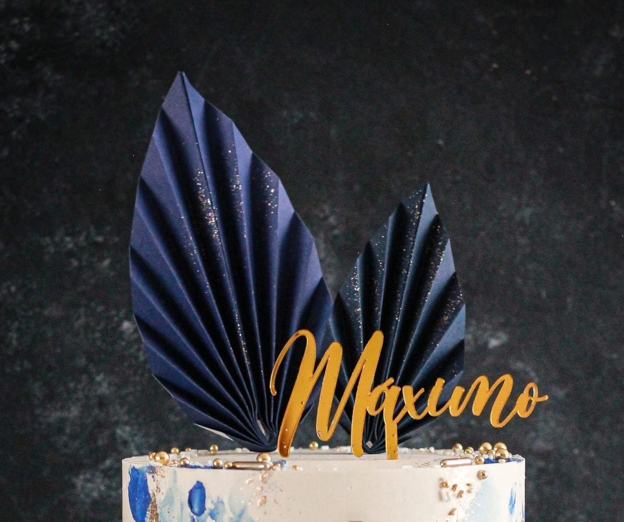 Topper Acrílico Personalizado Diseño simple