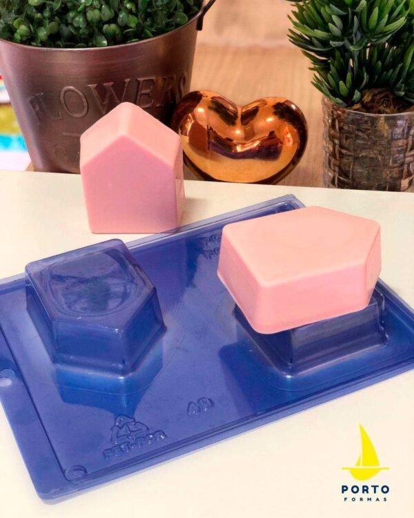Molde mini Casita Chocolate 3 Partes