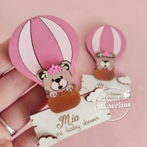 Souvenirs Baby shower Osita Globo