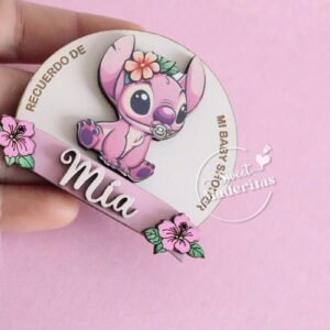 Souvenirs  Stitch bebe rosada