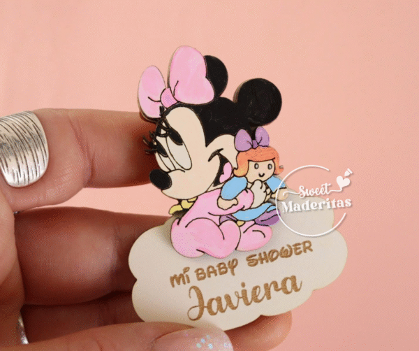 Souvenir Baby Shower Minnie baby - Imagen 2