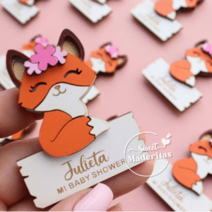 Souvenir Baby Shower Cumpleaños Zorrita