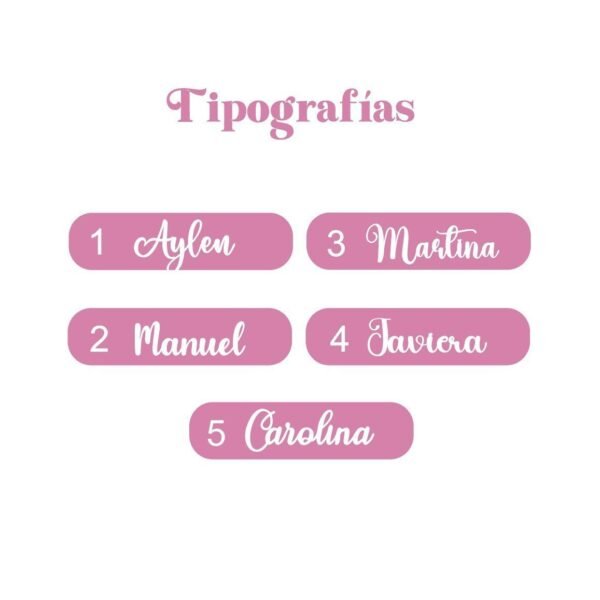 Nombre Madera Decorativo - Imagen 3