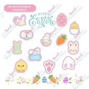 Set Mini Cortadores Pascua