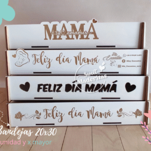 Bandejas desayuno día de la madre 30x20