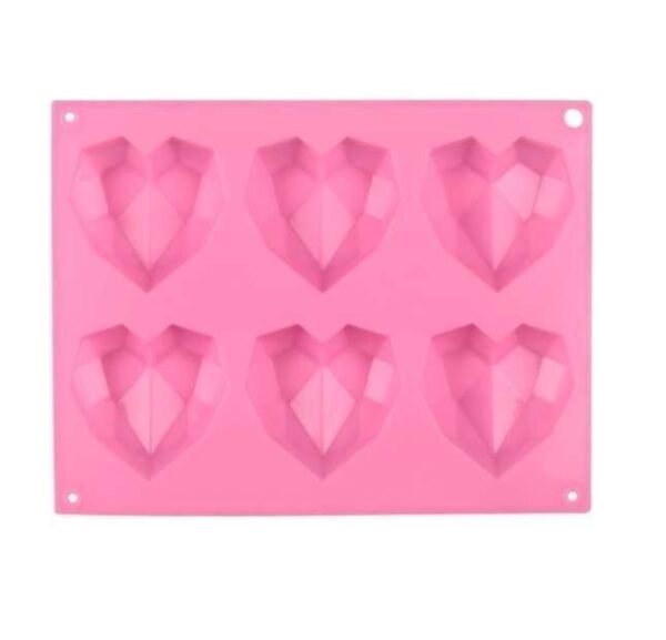 Molde 6 Corazones - Imagen 2
