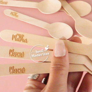 Cucharitas de Madera para Mamá