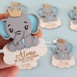 Souvenir Baby Shower Cumpleaños Elefantito