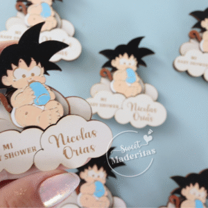 Souvenir bebé Gokú en su nube