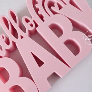 Deco Decorativa Hello Baby Arcoíris