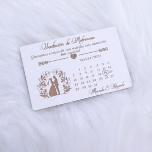 Invitacion Recuerdo Matrimonio