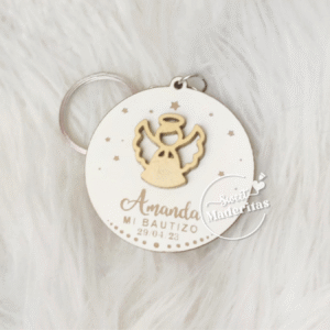 Souvenir recuerdito angel silueta